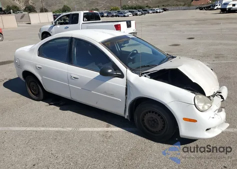 2001 Plymouth Neon Base z USA, uszkodzony, nr VIN 1P3ES46C11D173481